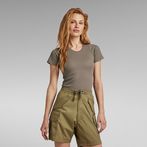 G-STAR® Deep Scoop Ultra Slim Top Brown