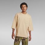 G-STAR® Essential Loose 3\4 Sleeve T-Shirt Beige