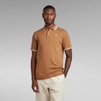 G-STAR® Dunda Slim Stripe Polo Brown