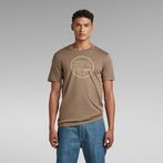 G-STAR® Chest Graphic Slim T-Shirt Brown