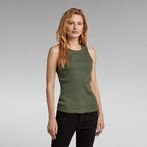 G-STAR® Engineered Rib Tank Top Green