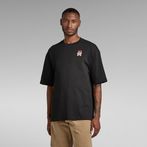 G-STAR® Oversized Boxy T-Shirt Embro RAW Black