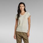 G-STAR® Eyben Stripe Slim V-Neck Top Multi color