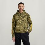 Camo Sleeve Graphic Hoodie Multi color G STAR US