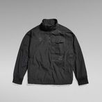 G-Star RAW® Unisex Half Zip Overshirt Black