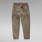 G-STAR® Unisex Pleated Relaxed Chino Brown