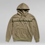 G-STAR® Unisex Tape Hooded Sweater Green