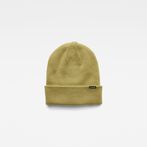 G-STAR® Effo Long Beanie Yellow front flat