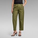 G-STAR® Pleated High Waist Chino Green