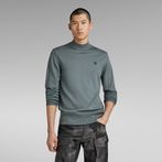 G-Star RAW® Premium Core Mock Knit Grey