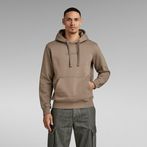 G-Star RAW® Autograph Hooded Sweater Brown