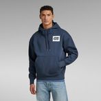 G-STAR® GS Raw Back Graphic Loose Hoodie Dark blue