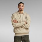 G-STAR® Polo Loose Sweater Beige