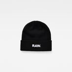 G-STAR® Effo Raw Long Beanie Black front flat