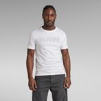 G-STAR® 3D RAW. Logo Slim T-Shirt White