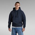 G-STAR® Essential Unisex Loose Hoodie Dark blue