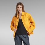 G-Star RAW® Unisex Oversized Western Jacket Evergreen Yellow