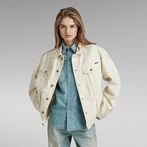 G-STAR® Oversized Western Jacket Evergreen White