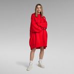 G-STAR® XXL Hoodie Dress Red