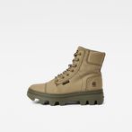 G-STAR® Noxer High Canvas Boots Green side view