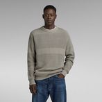 G-STAR® Hori Structure Knitted Sweater Grey