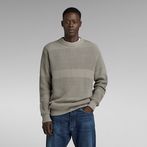 G-Star RAW® Hori Structure Knitted Sweater Grey