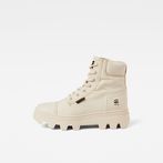 G-STAR® Noxer High Canvas Boots Beige side view