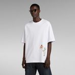 G-Star RAW® Light Bulb Graphic Boxy T-Shirt White