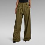 G-Star RAW® Loose Pleated Holiday Pants Green