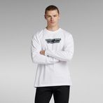G-Star RAW® Eighty Nine Graphic Loose T-Shirt White