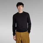 G-STAR® Table Structure Knitted Sweater Black