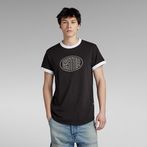 G-STAR® Lash Graphic Ringer T-Shirt Black