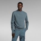 G-Star RAW® Cable Knitted Sweater Grey