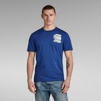 G-STAR® Shadow Graphic Slim T-Shirt Medium blue