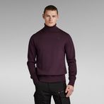 G-Star RAW® Premium Core Turtle Knitted Sweater Purple