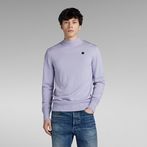 G-Star RAW® Premium Core Mock Knitted Sweater Grey