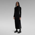 G-Star RAW® Velvet Slit Dress Black