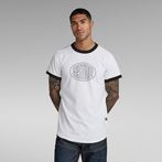 G-STAR® Lash Graphic Ringer T-Shirt White