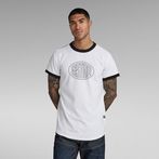 G-Star RAW® Lash Graphic Ringer T-Shirt White