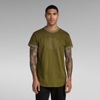 G-STAR® Lash Graphic Ringer T-Shirt Green