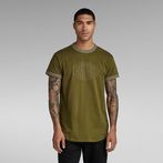 G-Star RAW® Lash Graphic Ringer T-Shirt Green