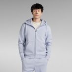 G-Star RAW® Premium Core Hooded Zip Thru Sweater Grey