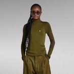 G-Star RAW® Core Slim Turtle Knitted Sweater Green