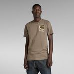 G-Star RAW® Shadow Graphic Slim T-Shirt Brown