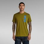 G-STAR® Multi Badge T-Shirt Green