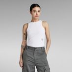 G-STAR® Rib Tank Top White