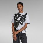 G-STAR® Lookbook Print Boxy Top Grey