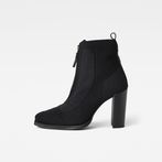 G-STAR® Mysid Mid Knit Zip Boots Black side view