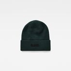 G-STAR® Effo Raw Long Beanie Green front flat