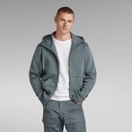 G-STAR® Premium Core Hooded Zip Sweater Grey